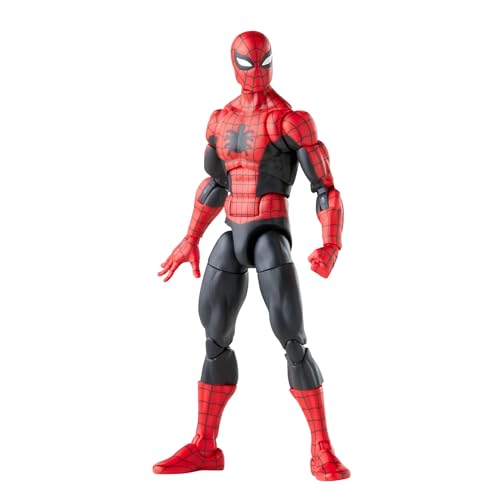 CT Spider-Man Marvel Legends Series 60th Anniversary Amazing Fantasy 6-inch Classic Comics Action Figures for 4+ Years, 9 Accessories