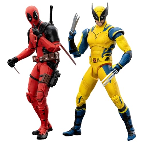 CT 7 Inch Wolverine and Dead Full Set 2-Pack Action Figure 1/10 Scale Legends Series Collectable Toys with Lots of Accessories and Gift Set